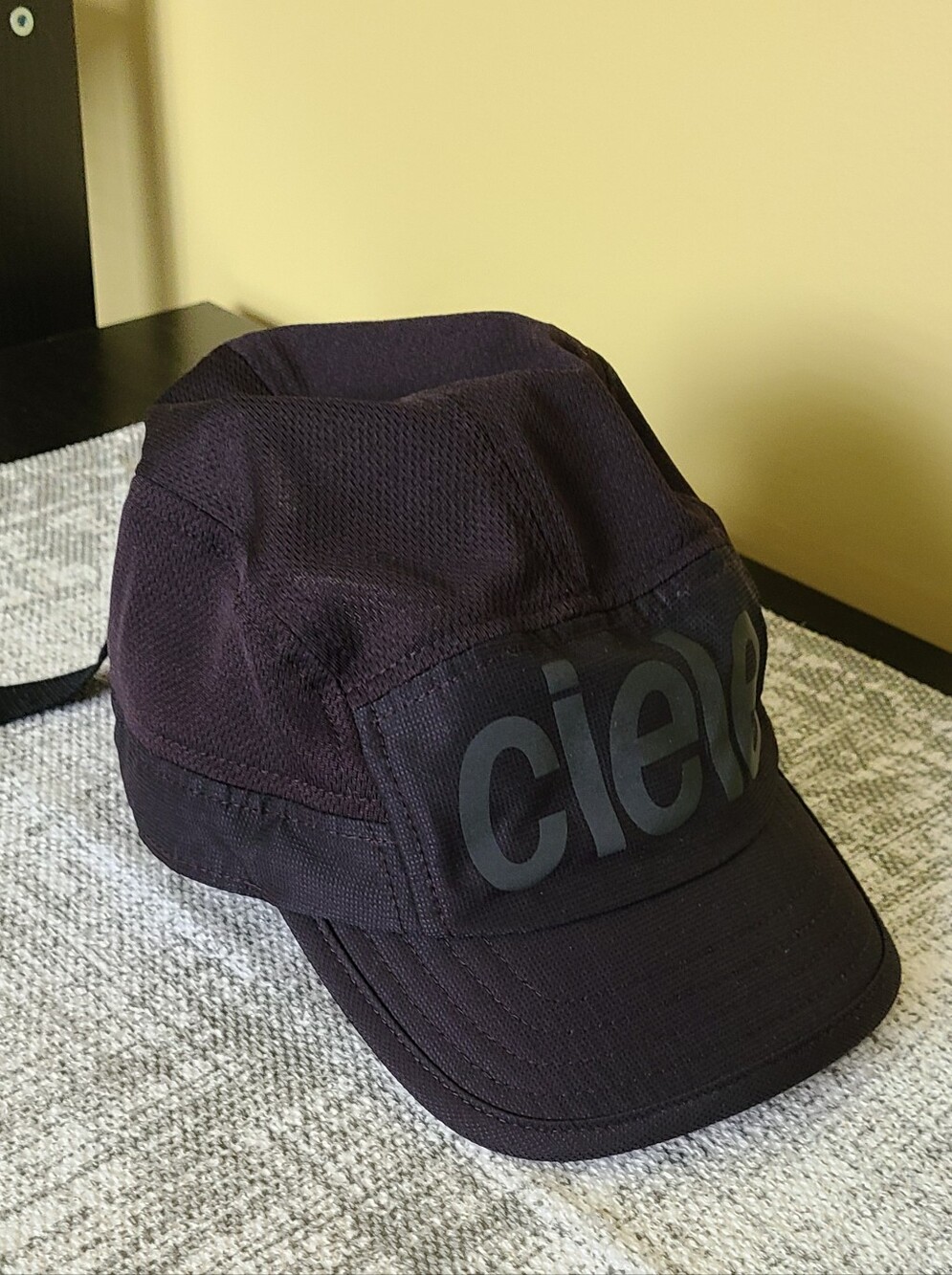 Ciele Black Logo Running Cap